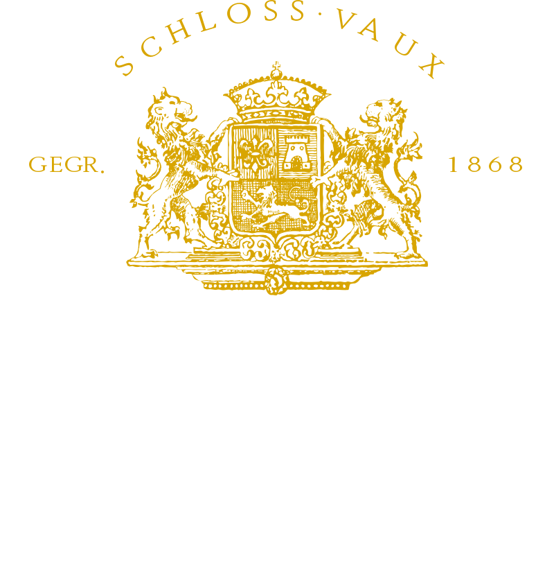 VAUX Sekt Manufaktur Logo weiß gold